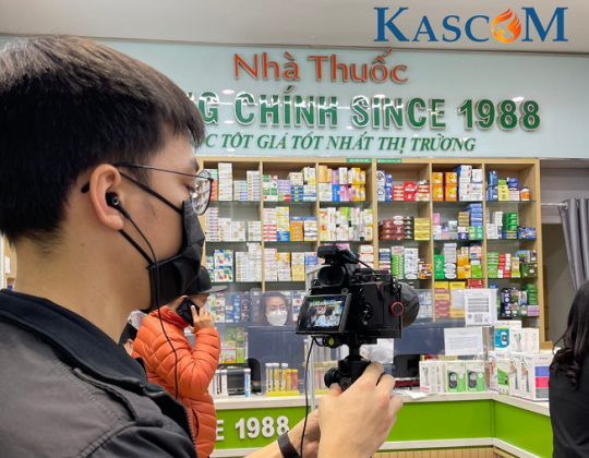 [Hậu trường] Kascom Media đồng hành cùng nhà thuốc Phương Chính xây dựng ấn phẩm truyền thông chuyên nghiệp